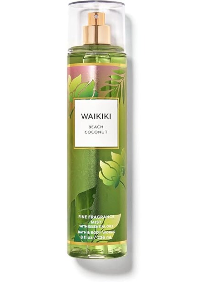 ميست معطر فاخر للجسم وايكيكي بيتش كوكو نت من باث اند بودي ووركس - 236 مل